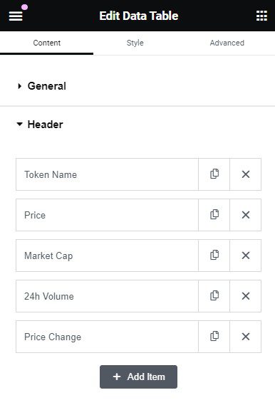 How To Use Data Table In Elementor - Spexo Addons