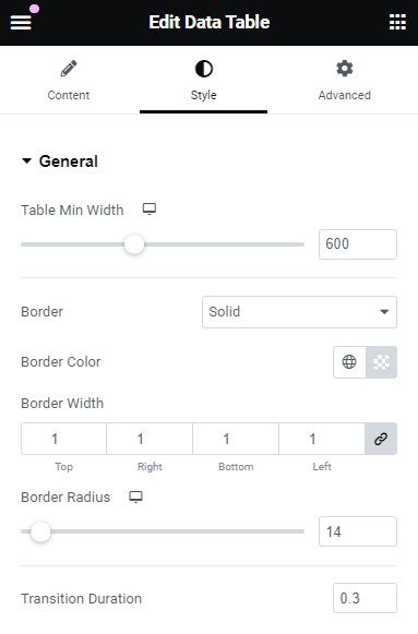 How To Use Data Table In Elementor - Spexo Addons