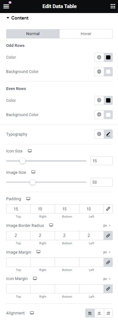 How To Use Data Table In Elementor - Spexo Addons